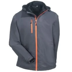 Port Authority Jackets: Men's Waterproof Hooded 3-In-1 Vortex Jacket J332 MAG -Workingperson Deals Shirts Store port authority j332 f 01