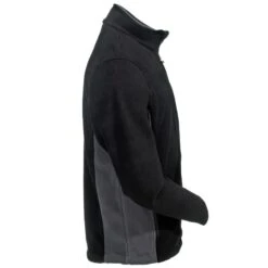 Port Authority Jackets: Men's F216 BK/BG Black/Battleship Grey Colorblock Fleece Jacket -Workingperson Deals Shirts Store port authority k216 bk bg r 01