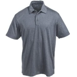 Port Authority Shirts: Men's K576 CHH Charcoal Heather Grey Trace Polo Shirt -Workingperson Deals Shirts Store port authority k576 char f 01 1