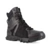 Reebok Boots: Men's RB3455 Black Soft Toe 8" Trailgrip Tactical Waterproof Insulated Side Zipper Work Boot
