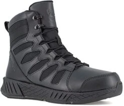 Reebok Boots: Men's RB4355 Black 6 Inch Floatride Energy Tactical Soft Toe Work Boot