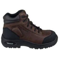 Reebok Boots: Men's Brown RB7755 Composite Toe Trainex Work Boots -Workingperson Deals Shirts Store rb7755 2
