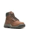 Wolverine Boots: Men's W211165 Brown Composite Toe 6" Raider Waterproof Met-Guard Work Boot