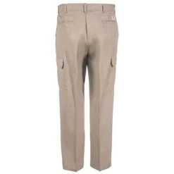 Red Kap Pants: Men's Khaki PT88 KH Khaki Industrial Cargo Work Pants -Workingperson Deals Shirts Store red kap pt88 kh b 01