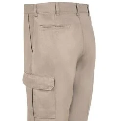 Red Kap Pants: Men's Khaki PT88 KH Khaki Industrial Cargo Work Pants -Workingperson Deals Shirts Store red kap pt88 kh l 01