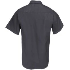 Red Kap Shirts: Men's SP24 CH Grey Short-Sleeve Industrial Work Shirt -Workingperson Deals Shirts Store red kap sp24ch b 01