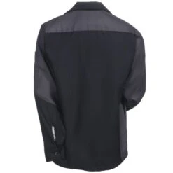 Red Kap Shirts: Men's Black SY10 BC Ripstop Long Sleeve Shirt -Workingperson Deals Shirts Store red kap sy10bc b 01