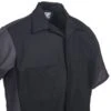 Red Kap Shirts: Men's SY20 BC Black/Grey Cotton Ripstop Short-Sleeve Uniform Shirt