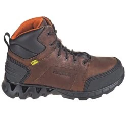 Reebok Boots: Men's RB7605 EH Internal Met Guard Carbon Safety Toe Brown ZigKick Hikers 10 Reebok Boots: Men's RB7605 EH Internal Met Guard Carbon Safety Toe Brown ZigKick Hikers -Workingperson Deals Shirts Store reebok rb7605 o 01