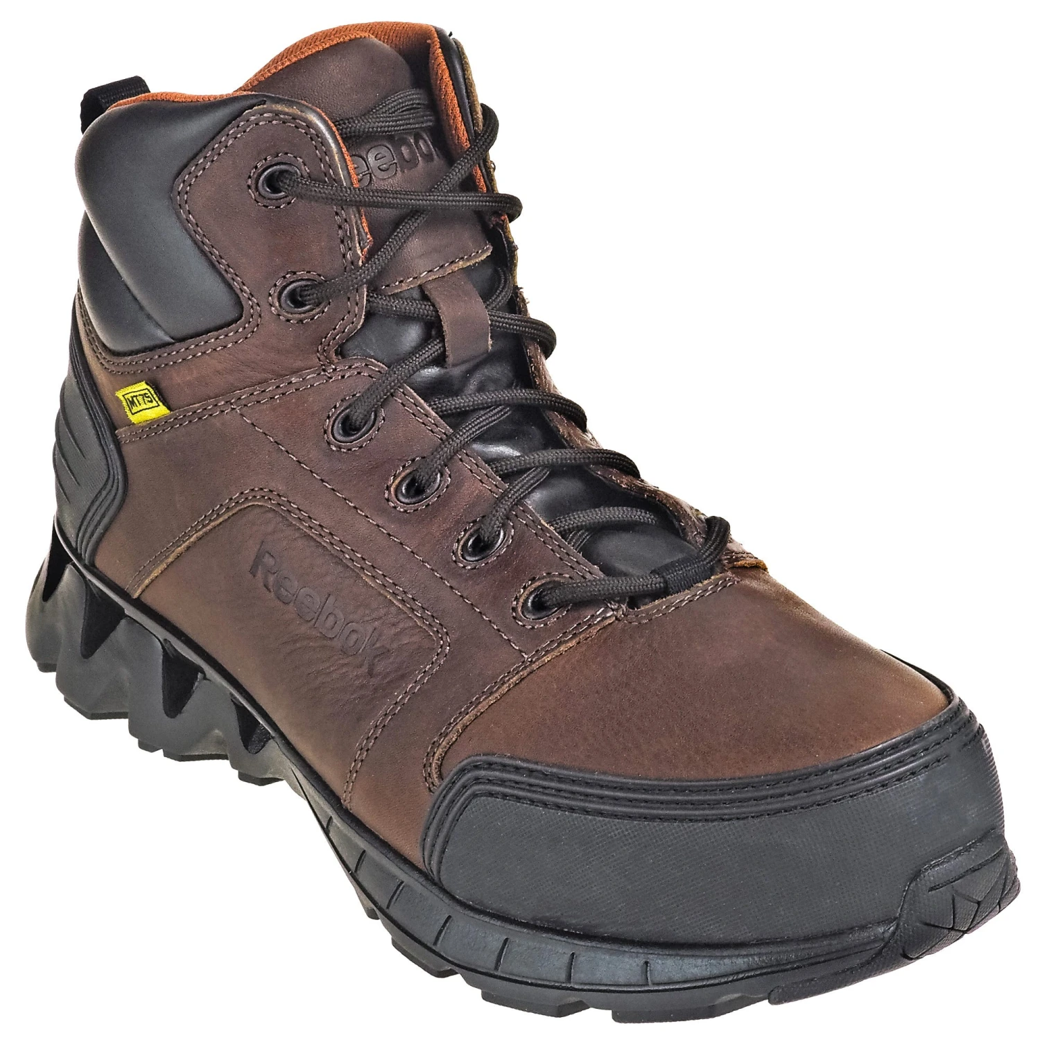Reebok Boots: Men's RB7605 EH Internal Met Guard Carbon Safety Toe Brown ZigKick Hikers 5 Reebok Boots: Men's RB7605 EH Internal Met Guard Carbon Safety Toe Brown ZigKick Hikers - Image 5
