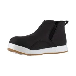 Reebok Boots: Women's RB256 Black White Composite Toe High Top EH Work Boot -Workingperson Deals Shirts Store reebok rb256 ever road 3.0 dmx work 03edit