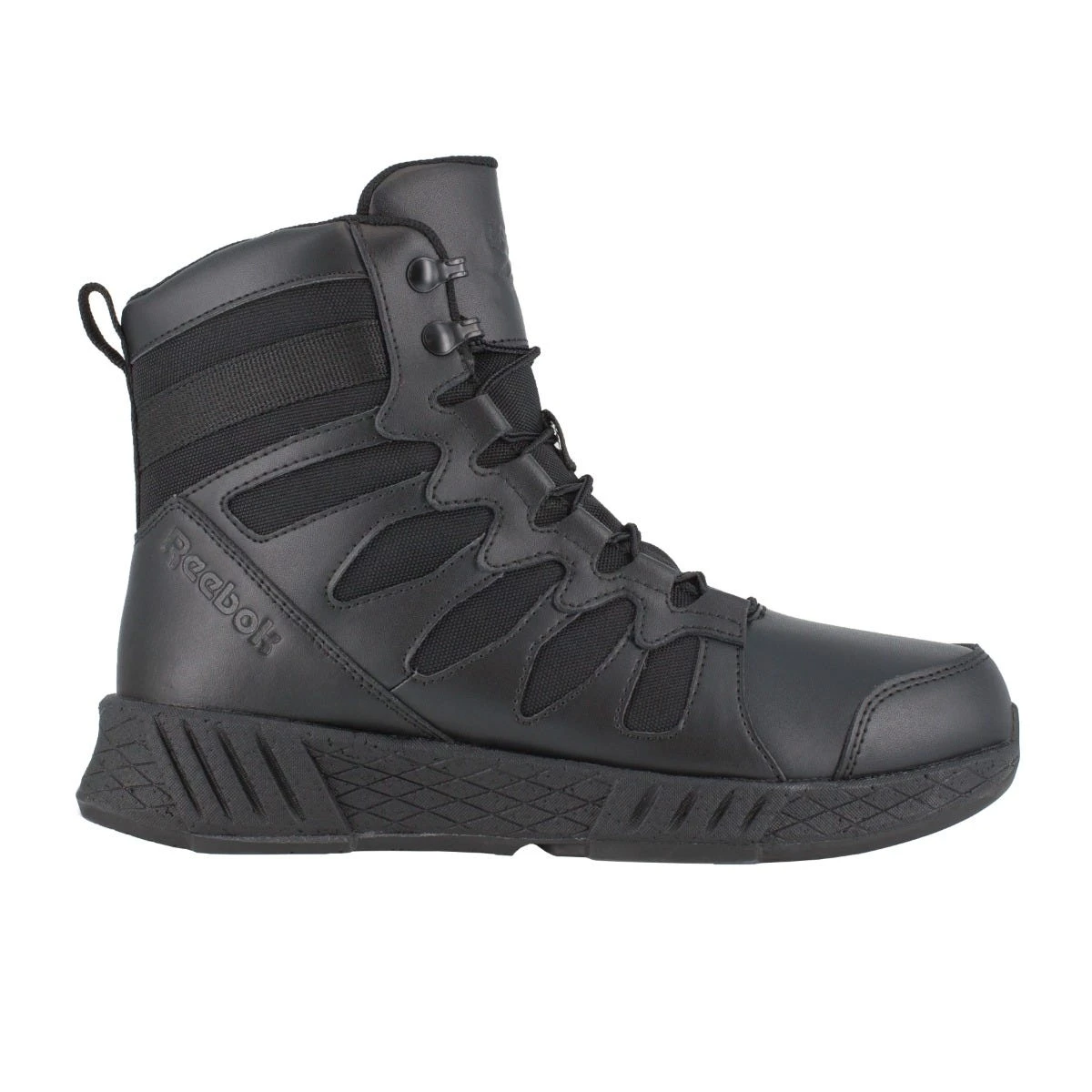 Reebok Boots: Men's RB4355 Black 6 Inch Floatride Energy Tactical Soft Toe Work Boot 5 Reebok Boots: Men's RB4355 Black 6 Inch Floatride Energy Tactical Soft Toe Work Boot - Image 5