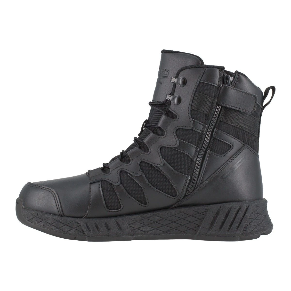 Reebok Boots: Men's RB4355 Black 6 Inch Floatride Energy Tactical Soft Toe Work Boot 4 Reebok Boots: Men's RB4355 Black 6 Inch Floatride Energy Tactical Soft Toe Work Boot - Image 4