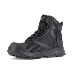 Reebok Boots: Men's RB6650 Black Soft Toe 6" Trail Running Tactical EH Work Boot -Workingperson Deals Shirts Store reebok rb6650 hyperium tactical 03edit