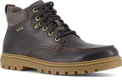 Rockport Works Boots: Men's RK6710 Brown Alloy Toe Weather EH Mocassin Work Boot