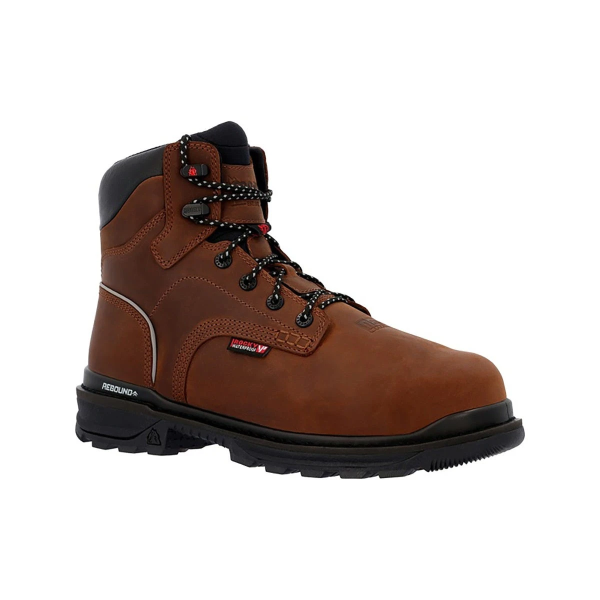 Rocky Boots: Men's RKK0440 Crazy Horse Composite Toe Rams Horn Internal Met Guard Work Boot 1 Rocky Boots: Men's RKK0440 Crazy Horse Composite Toe Rams Horn Internal Met Guard Work Boot