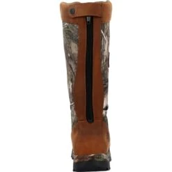 Rocky Boots: Men's RKS0616 Camo Brown Soft Toe Lynx 16" Waterproof Snake Boot -Workingperson Deals Shirts Store rks0616 back