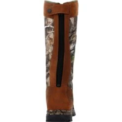 Rocky Boots: Men's RKS0617 Camo Brown Soft Toe Lynx 16" Waterproof Snake Pull On Boot -Workingperson Deals Shirts Store rks0617 back
