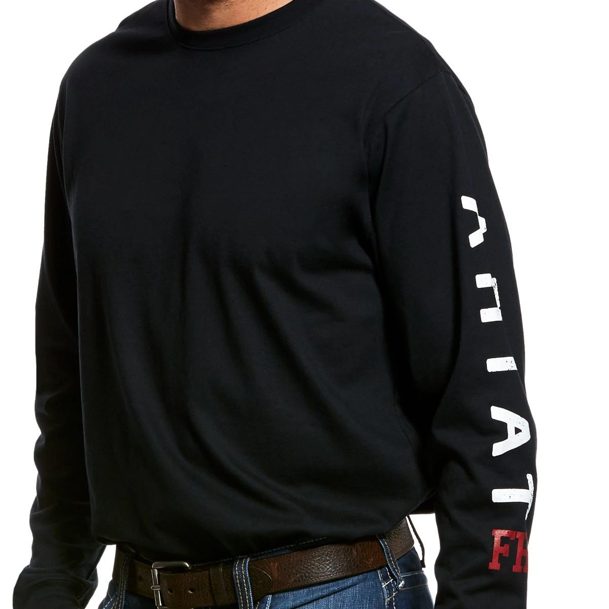 Ariat FR Shirts: Men's 10026434 Black Roughneck Skull Logo T-Shirt 3 Ariat FR Shirts: Men's 10026434 Black Roughneck Skull Logo T-Shirt - Image 3