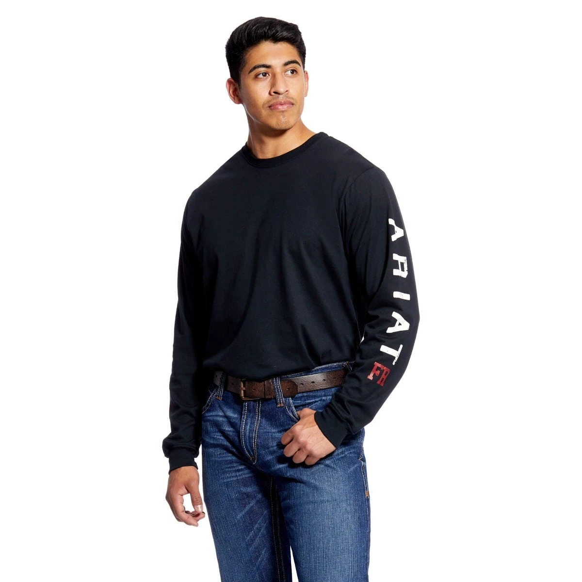 Ariat FR Shirts: Men's 10026434 Black Roughneck Skull Logo T-Shirt 1 Ariat FR Shirts: Men's 10026434 Black Roughneck Skull Logo T-Shirt