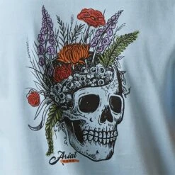 Ariat Rebar Shirts: Women's 10043848 Clearsky CottonStrong Roughneck Graphic T-Shirt -Workingperson Deals Shirts Store s23 wms work 10043848 detail03