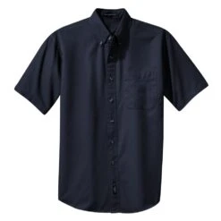 Port Authority Shirts: Men's Classic Navy S500T CNV Short Sleeve Twill Shirt 10 Port Authority Shirts: Men's Classic Navy S500T CNV Short Sleeve Twill Shirt -Workingperson Deals Shirts Store s500t classicnavy front fs06