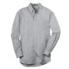 Port Authority Shirt: Men's S639 CHR Charcoal Plaid Pattern Easy Care Shirt