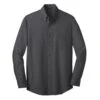 Port Authority Shirt: Men's S640 SB Soft Black Crosshatch Easy Care Shirt