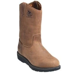 Georgia Boots: G4432 Men's Goodyear Welt Leather Wellington Work Boots -Workingperson Deals Shirts Store sag4432 georgiap 01