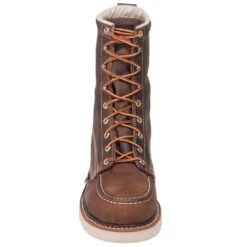Thorogood Boots: Men's 804-4478 USA-Made Brown EH Steel Toe Work Boots -Workingperson Deals Shirts Store thorogood 804 4478 f 01