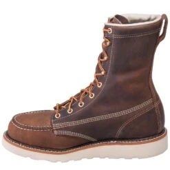 Thorogood Boots: Men's 804-4478 USA-Made Brown EH Steel Toe Work Boots -Workingperson Deals Shirts Store thorogood 804 4478 i 01