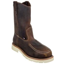 Thorogood Boots: Men's Ranch Moc Toe 804 3311 Steel Toe Wellington Boots -Workingperson Deals Shirts Store thorogood 804 3311 1