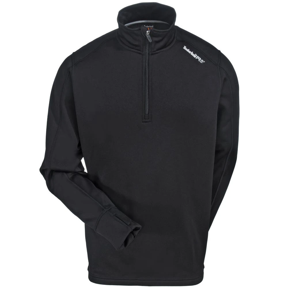 Timberland Pro Shirts: Men's TB0A112J 015 Black Understory Fleece 1/4 Zip Long-Sleeve Shirt 3 Timberland Pro Shirts: Men's TB0A112J 015 Black Understory Fleece 1/4 Zip Long-Sleeve Shirt - Image 3