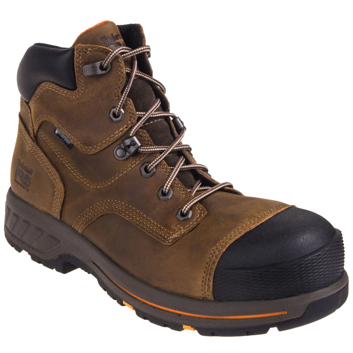 Timberland PRO Boots: Men's Helix HD 6-Inch TB0A1HQL 214 Brown Composite Toe EH Work Boots 5 Timberland PRO Boots: Men's Helix HD 6-Inch TB0A1HQL 214 Brown Composite Toe EH Work Boots - Image 5