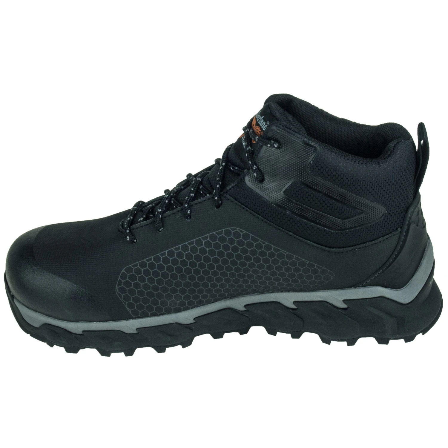 Timberland PRO Boots: Ridgework Men's Black CT TB0A1KBW001 WP Mid Work Boots 4 Timberland PRO Boots: Ridgework Men's Black CT TB0A1KBW001 WP Mid Work Boots - Image 4
