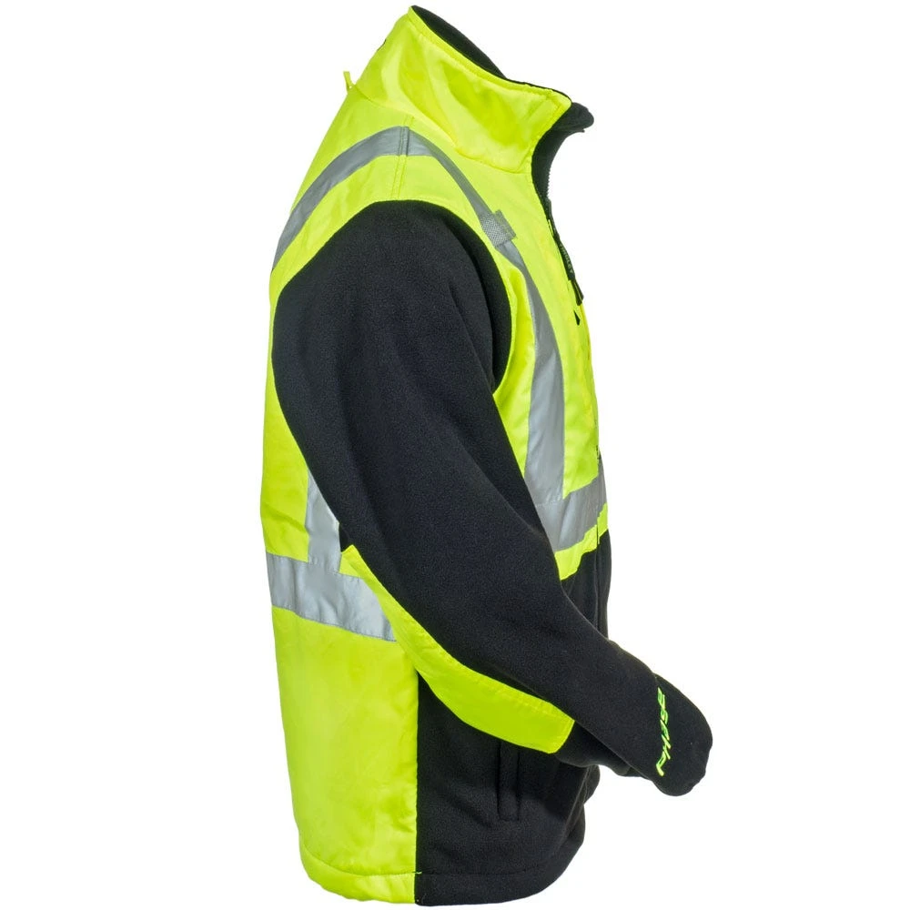 Tingley Jackets: Men's J73022 Reflective High Visibility Fleece Safety Jacket 1 Tingley Jackets: Men's J73022 Reflective High Visibility Fleece Safety Jacket
