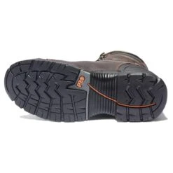 Timberland PRO Boots: Men's Endurance PR 52561 Brown 8" Steel Toe Work Boots -Workingperson Deals Shirts Store tmb pro 52561 bottom