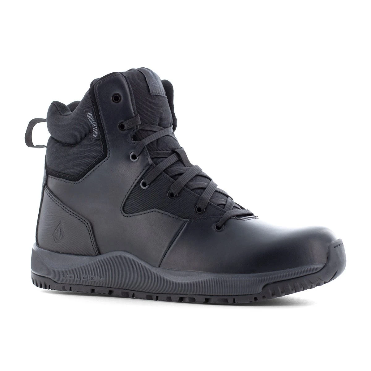 Volcom Boots: Men's VM30703 Black Soft Toe Street Shield 6" Tactical Waterproof Side Zipper Boot 1 Volcom Boots: Men's VM30703 Black Soft Toe Street Shield 6" Tactical Waterproof Side Zipper Boot