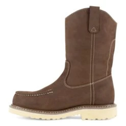 Iron Age Boots: Men's IA5093 Brown Composite Toe Solidifier Internal Met Guard Waterproof Pull On Work Boot -Workingperson Deals Shirts Store vv0sxnifhwjide5p6a98 34877