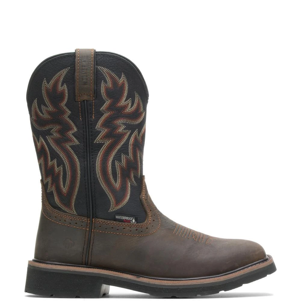 Wolverine Boots: Men's 10768 Rancher Brown Soft Toe Waterproof Wellington Boot 1 Wolverine Boots: Men's 10768 Rancher Brown Soft Toe Waterproof Wellington Boot