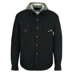 Wolverine Jacket: Men's W1207540 003 Black FR Canvas Jacket