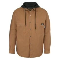 Wolverine Jacket: Men's W1207540 200 Brown FR Canvas Jacket