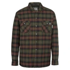 Wolverine Jacket: Men's W1207550 612 Oxblood Plaid FR Jacket