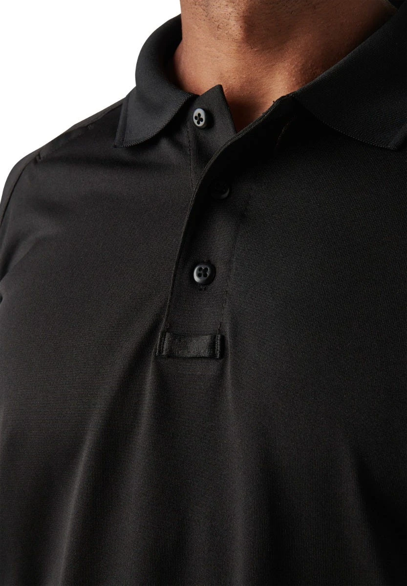 5.11 Tactical Shirts: Men's Performance Black Long Sleeve Polo Shirt 72049 019 8 5.11 Tactical Shirts: Men's Performance Black Long Sleeve Polo Shirt 72049 019 - Image 8
