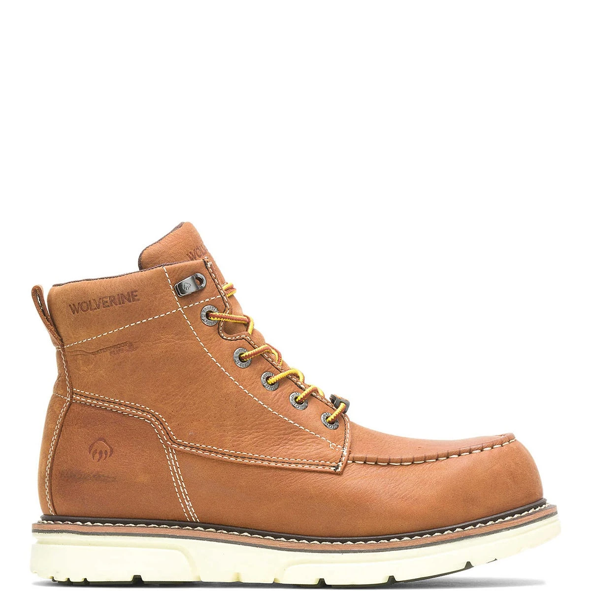 Wolverine Boots: Men's W200051 Tan Soft Toe I-90 Durashocks 6" Work Boot 2 Wolverine Boots: Men's W200051 Tan Soft Toe I-90 Durashocks 6" Work Boot - Image 2