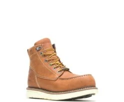 Wolverine Boots: Men's W201097 Tan Carbonmax Toe I-90 Durashocks 6" Work Boot