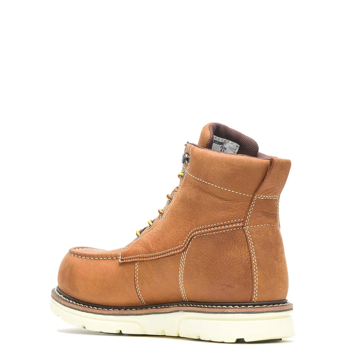 Wolverine Boots: Men's W200051 Tan Soft Toe I-90 Durashocks 6" Work Boot 3 Wolverine Boots: Men's W200051 Tan Soft Toe I-90 Durashocks 6" Work Boot - Image 3