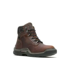 Wolverine Boots: Men's W210081 Peanut Soft Toe Raider Waterproof Durashocks 6" Work Boot