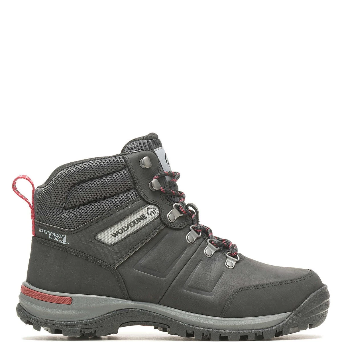 Wolverine Boots: Men's W230027 Black Soft Toe Chisel 2 Waterproof Hiker Work Boot 2 Wolverine Boots: Men's W230027 Black Soft Toe Chisel 2 Waterproof Hiker Work Boot - Image 2