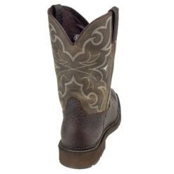 Justin Boots: Men's Cactus SE4313 Amarillo Steel Toe Stampede Work Boots -Workingperson Deals Shirts Store wk4313 3